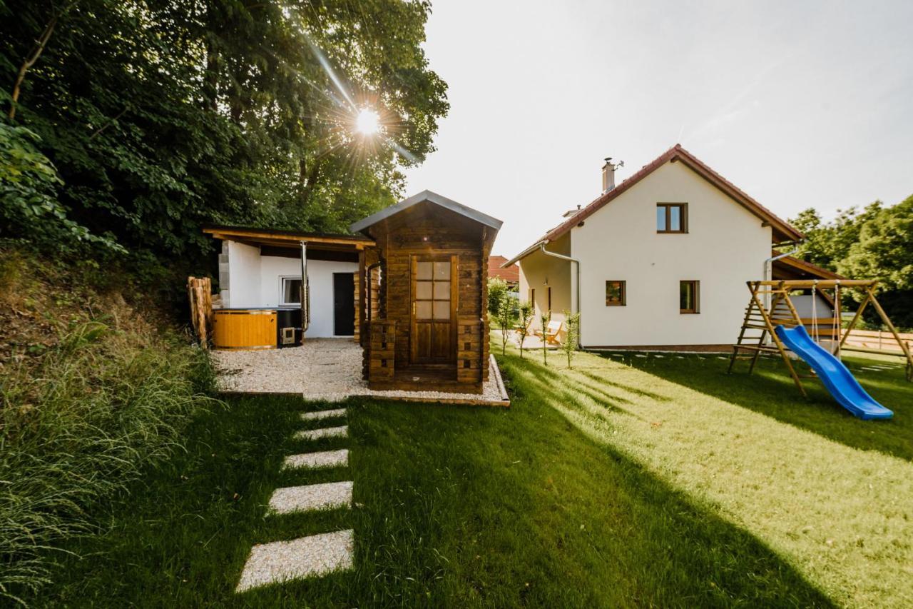 Na Zelivce Chalupa Gabriela Exterior photo